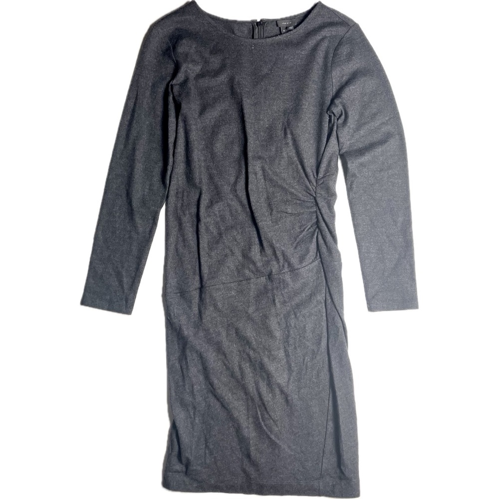 Theory Gray Midi Dress